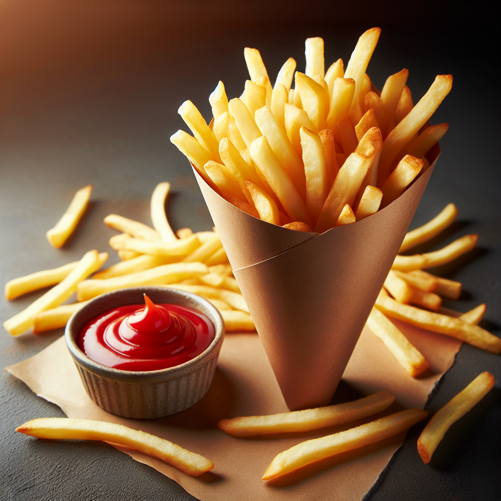 Crispy golden french fries